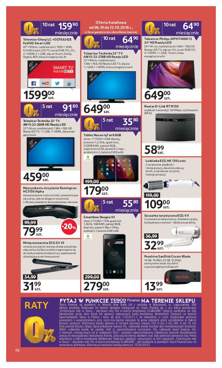 Gazetka promocyjna Tesco str. 48