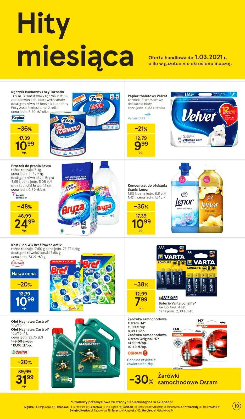 Gazetka promocyjna Tesco str. 19