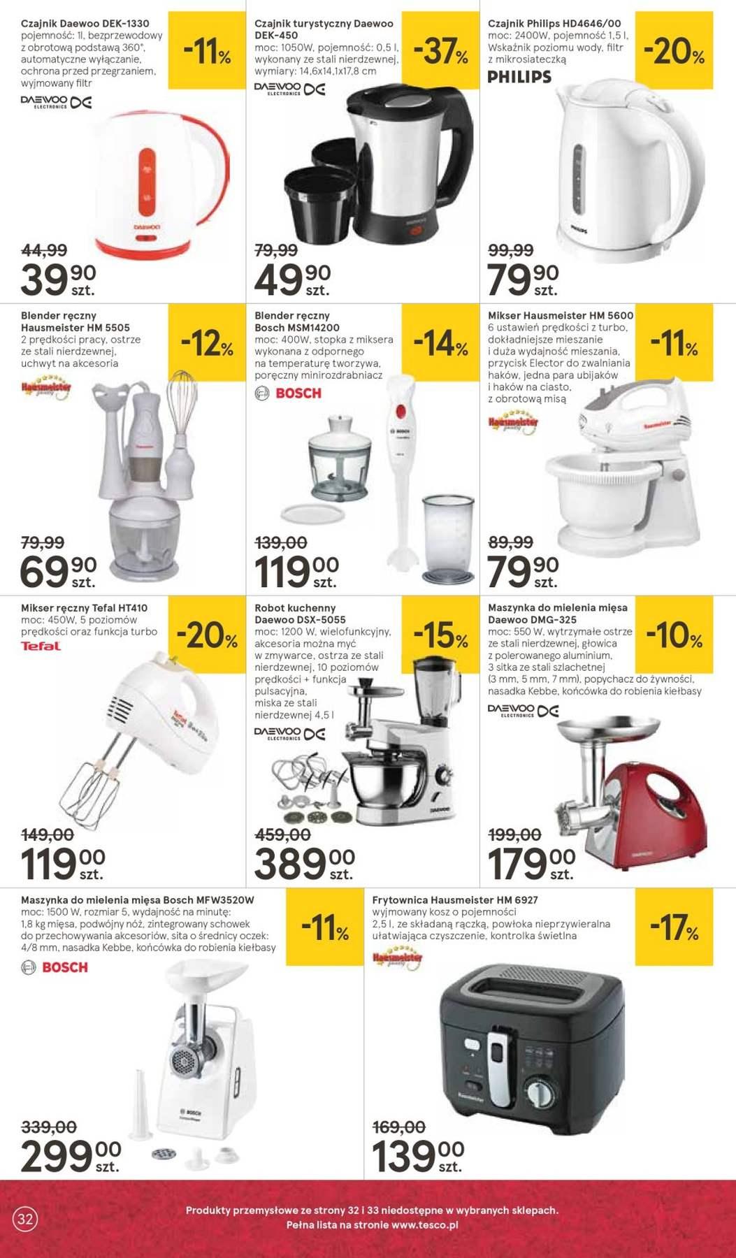 Gazetka promocyjna Tesco str. 32