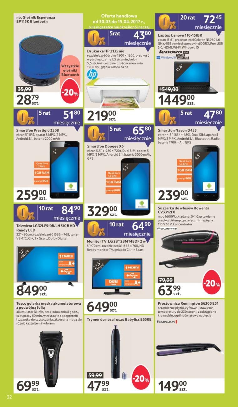 Gazetka promocyjna Tesco str. 32