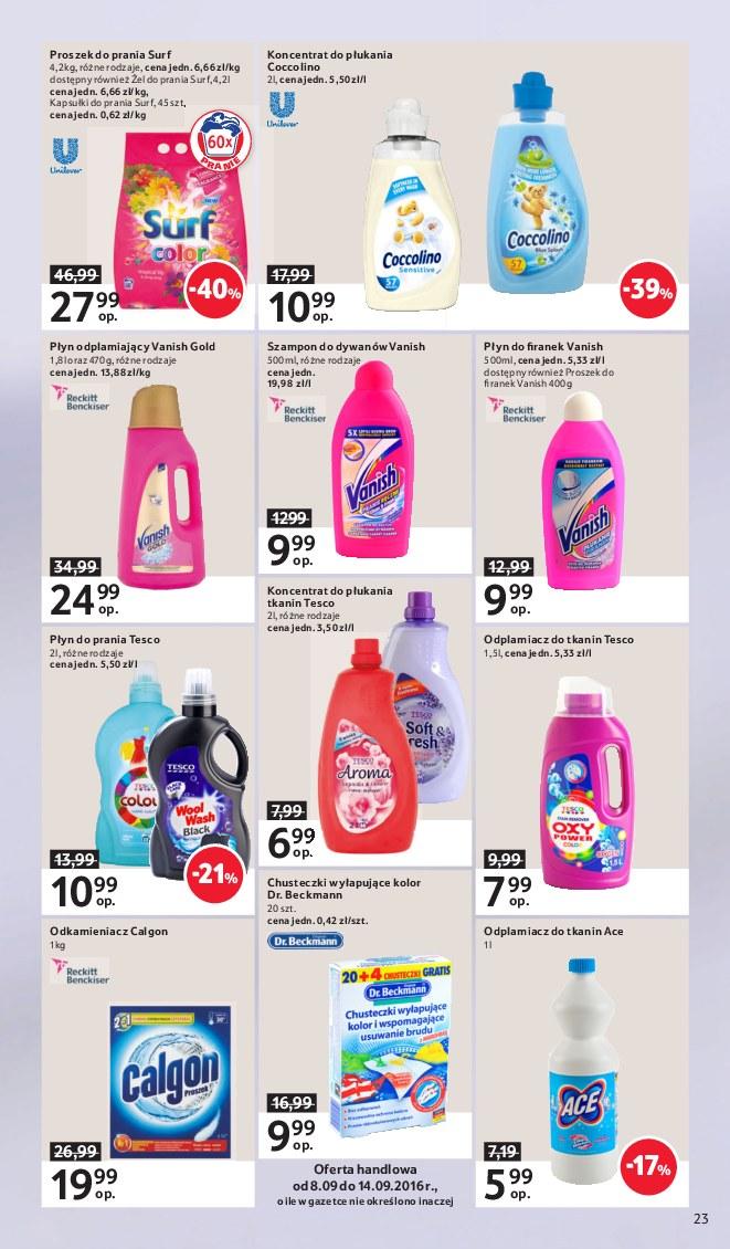 Gazetka promocyjna Tesco str. 23