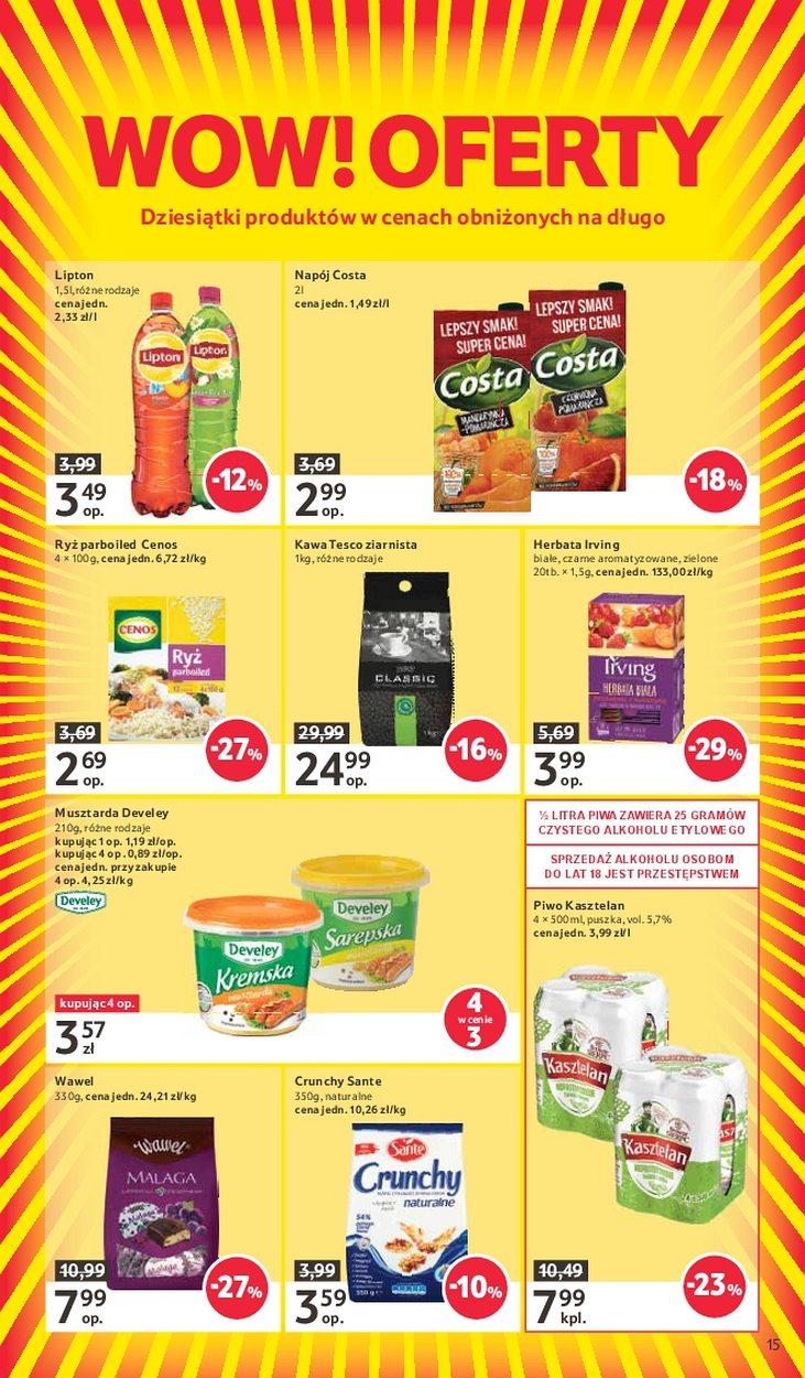 Gazetka promocyjna Tesco str. 15