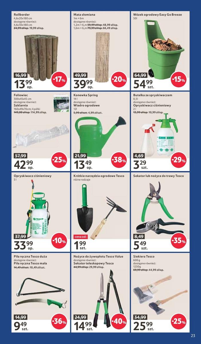Gazetka promocyjna Tesco str. 23