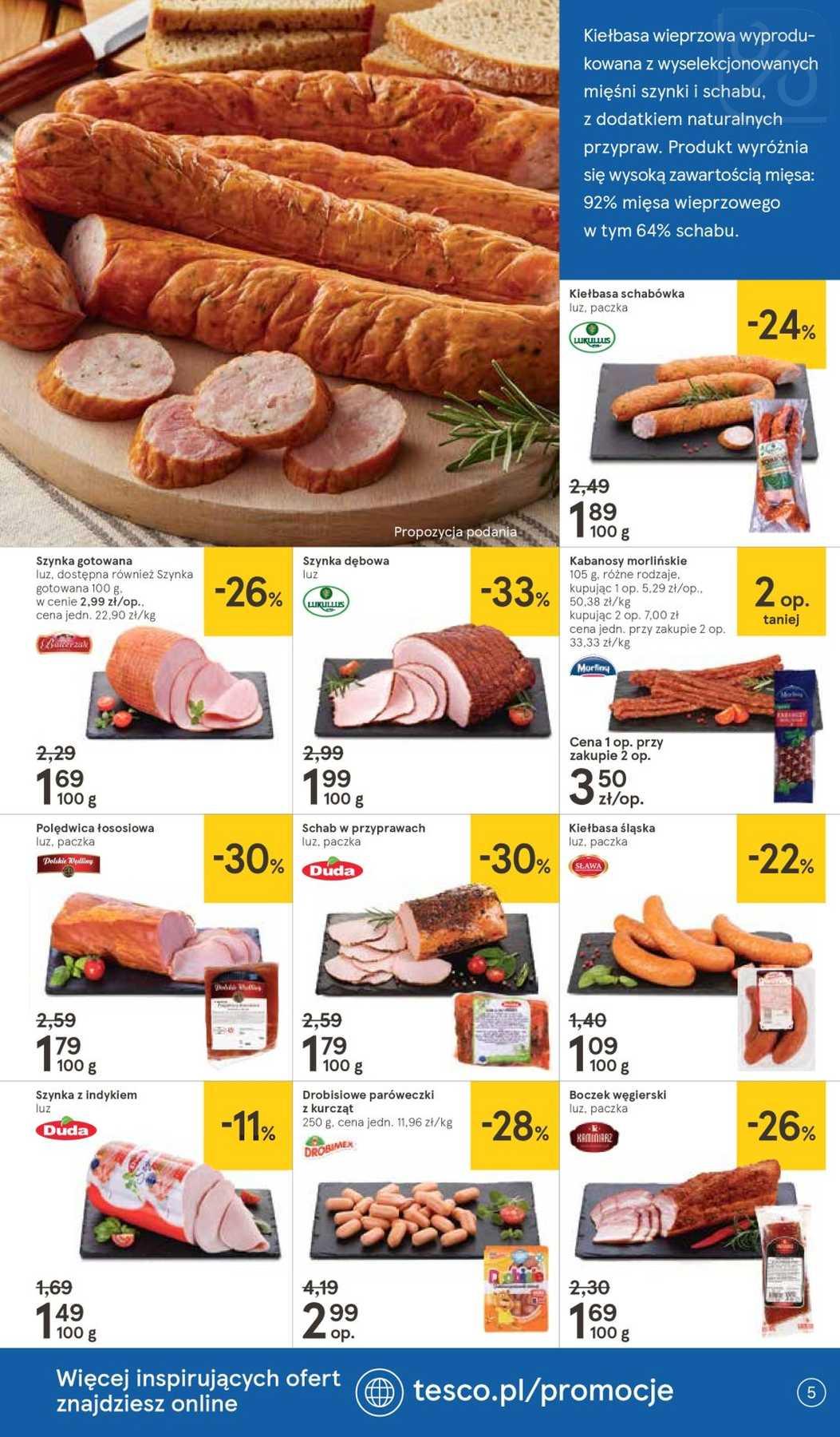 Gazetka promocyjna Tesco str. 5
