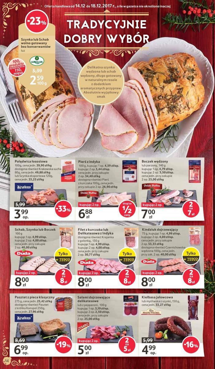 Gazetka promocyjna Tesco str. 14