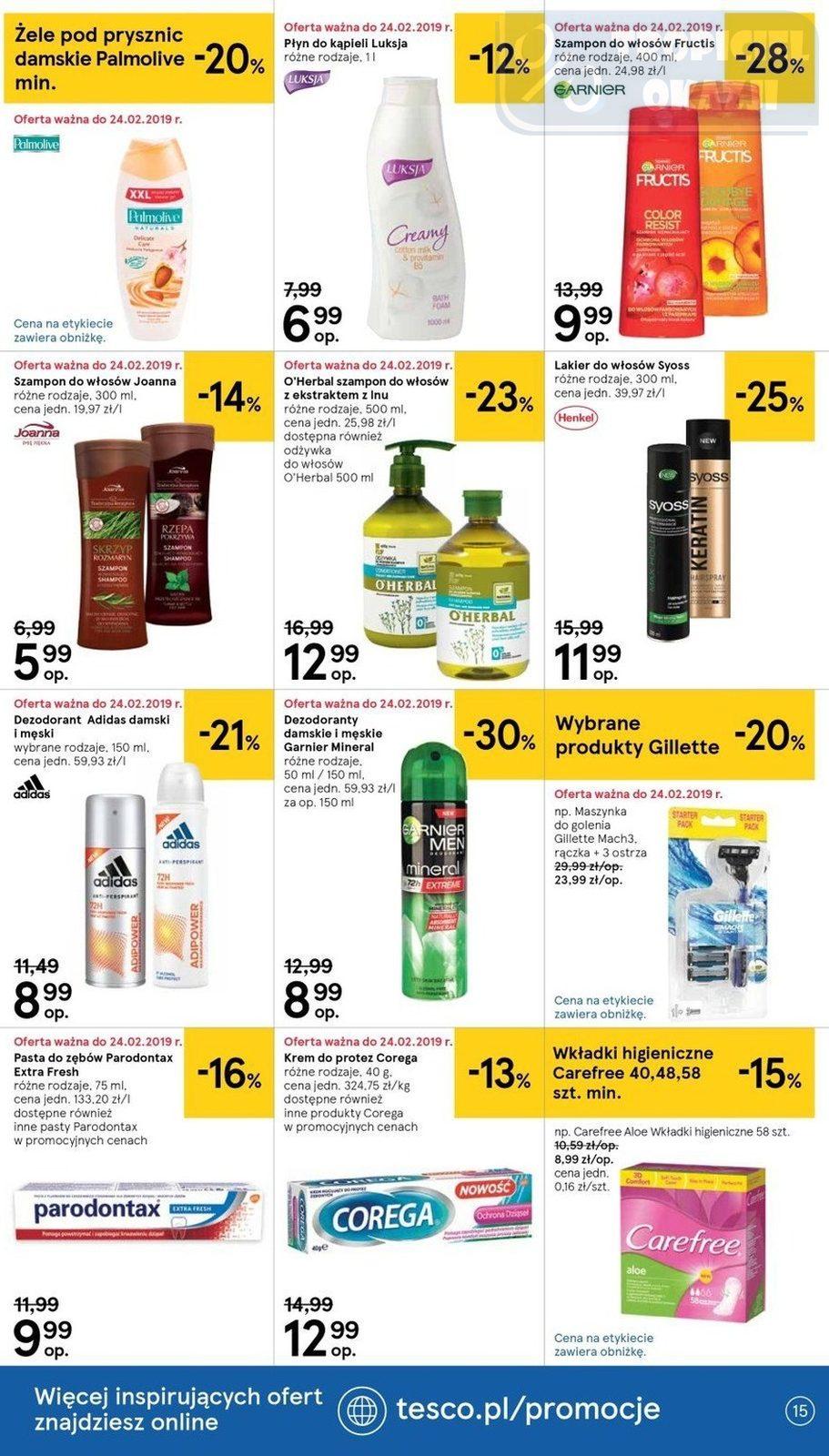 Gazetka promocyjna Tesco str. 15