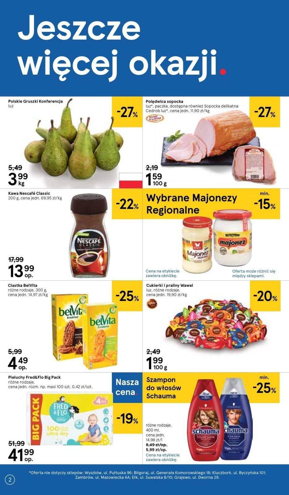 Gazetka promocyjna Tesco str. 2