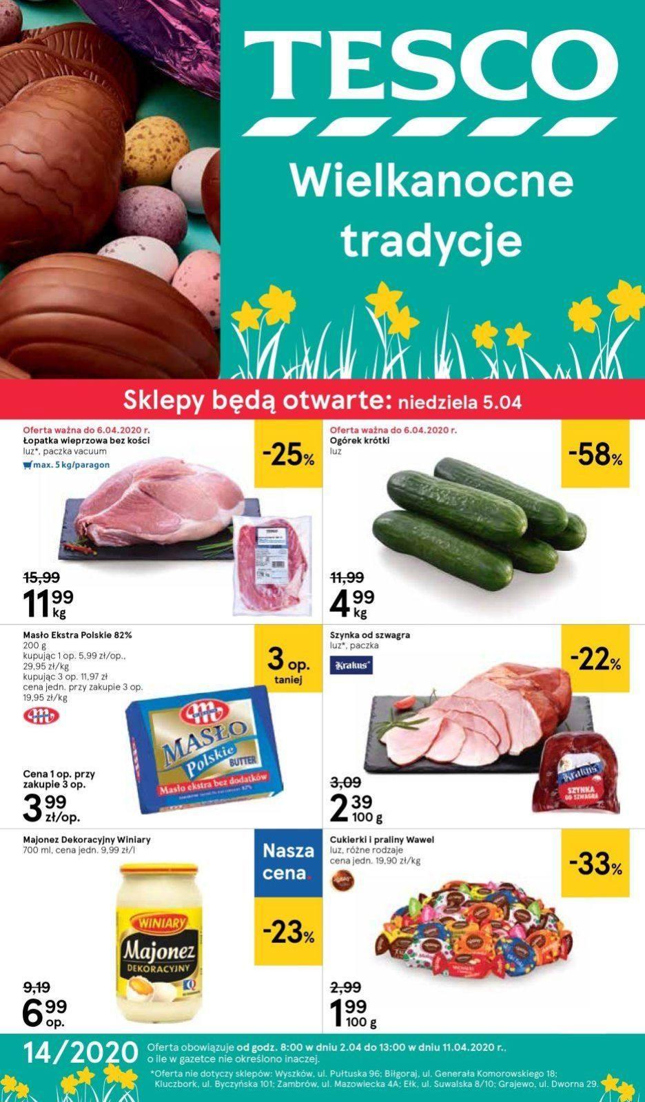 Gazetka promocyjna Tesco str. 1