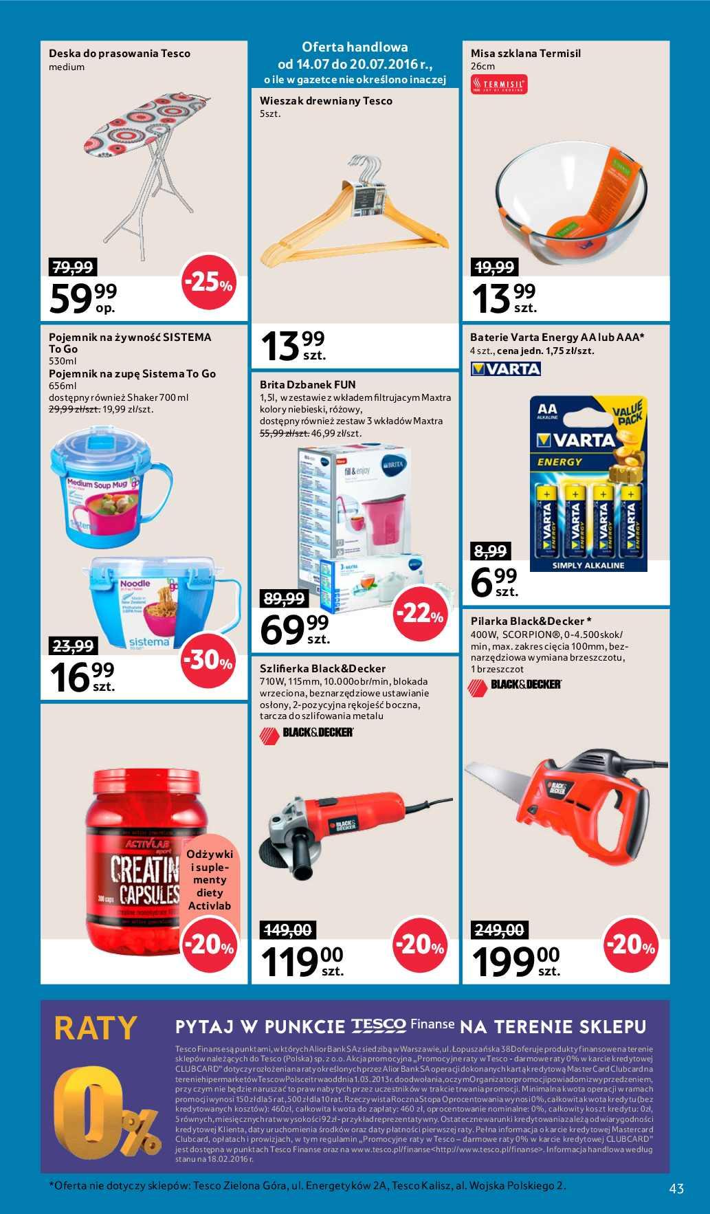 Gazetka promocyjna Tesco str. 43