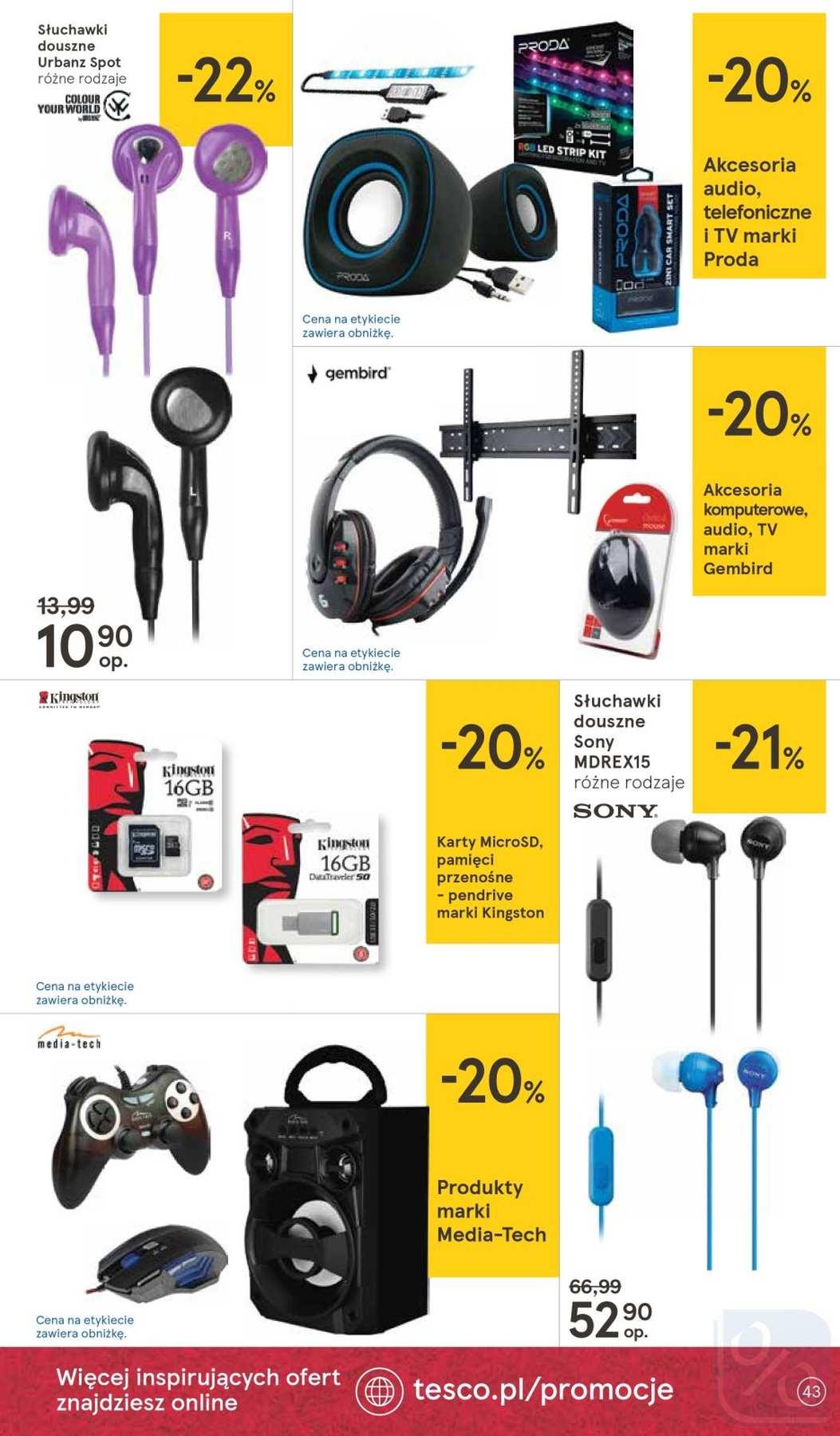 Gazetka promocyjna Tesco str. 43