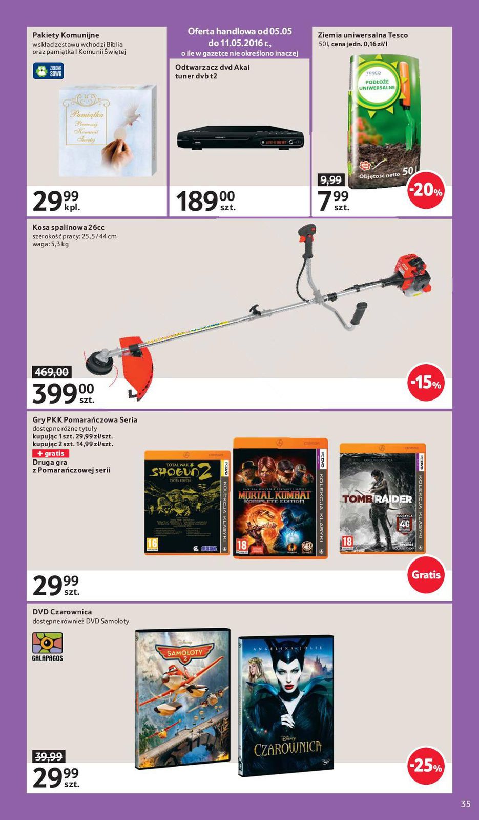 Gazetka promocyjna Tesco str. 35