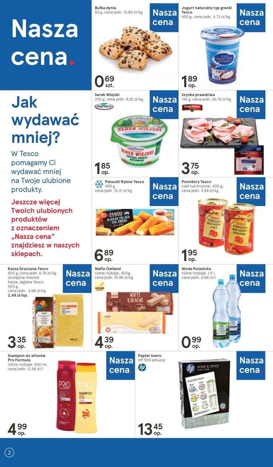 Gazetka promocyjna Tesco str. 2