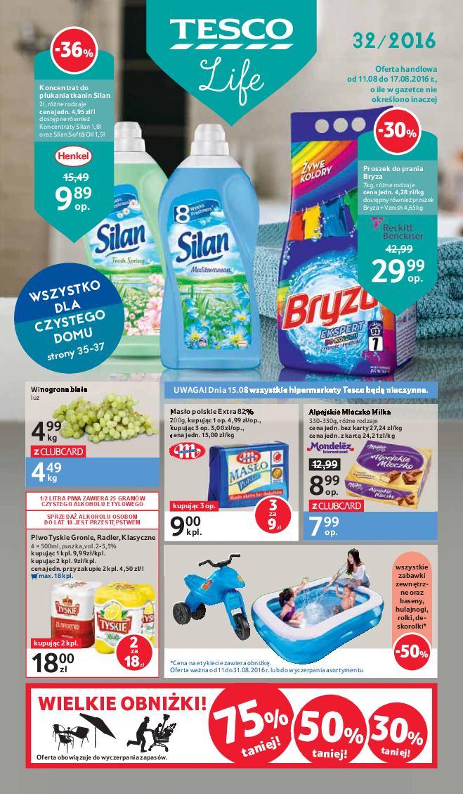 Gazetka promocyjna Tesco str. 1