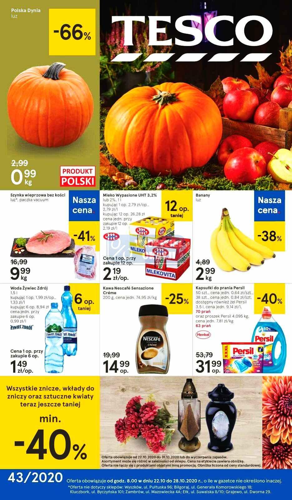 Gazetka promocyjna Tesco str. 1