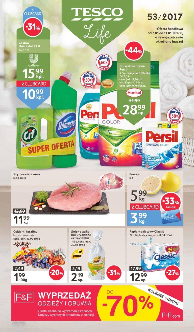 Gazetka promocyjna Tesco str. 1