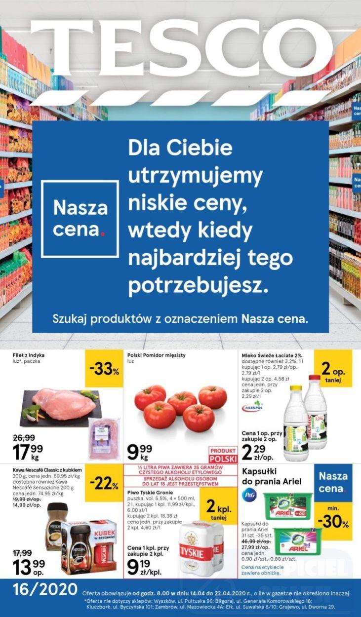Gazetka promocyjna Tesco str. 1