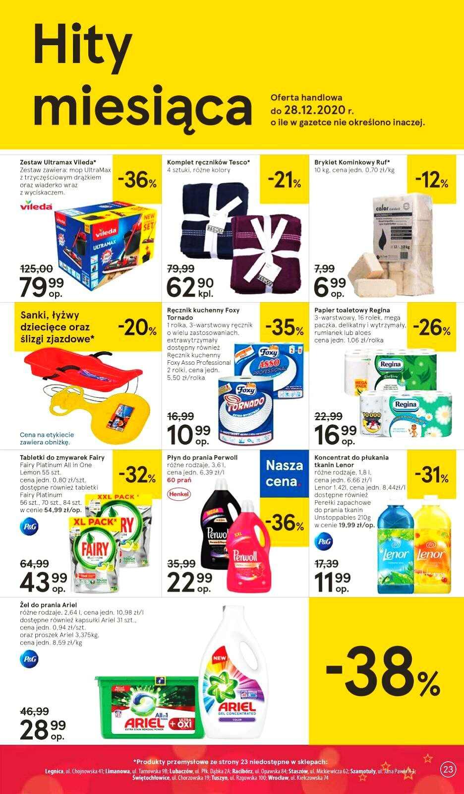 Gazetka promocyjna Tesco str. 23