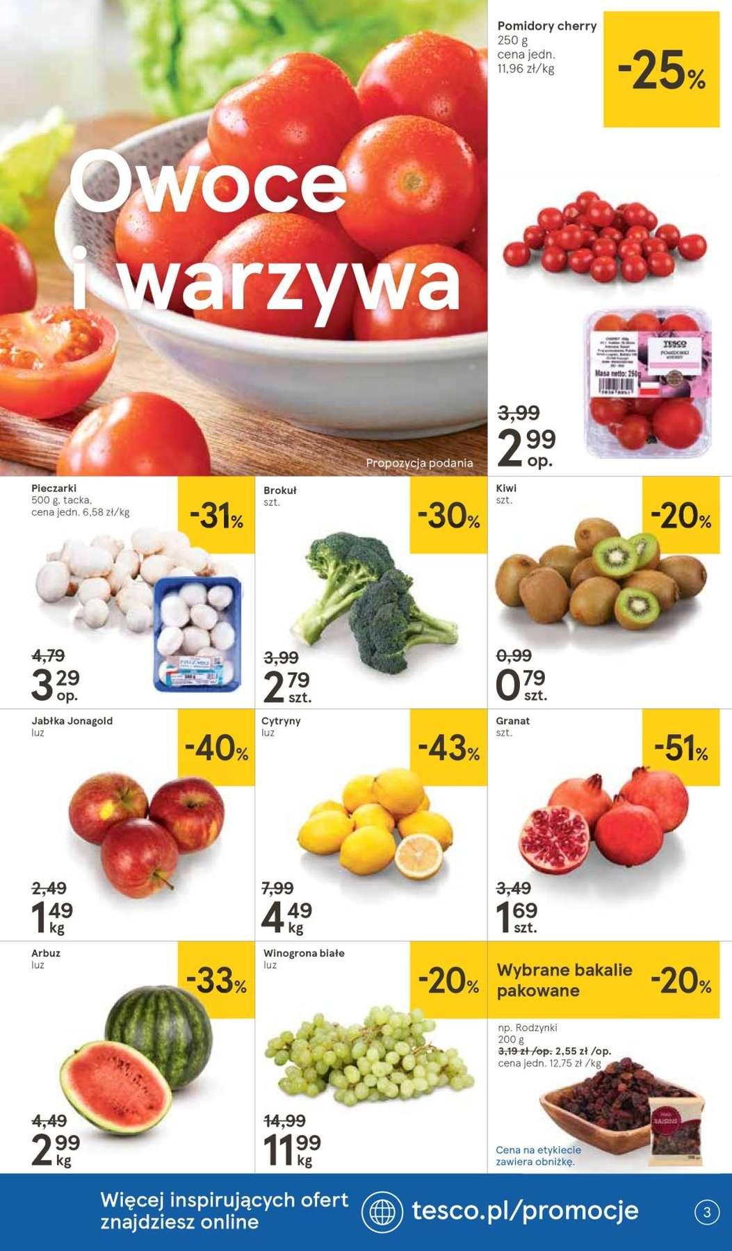 Gazetka promocyjna Tesco str. 3