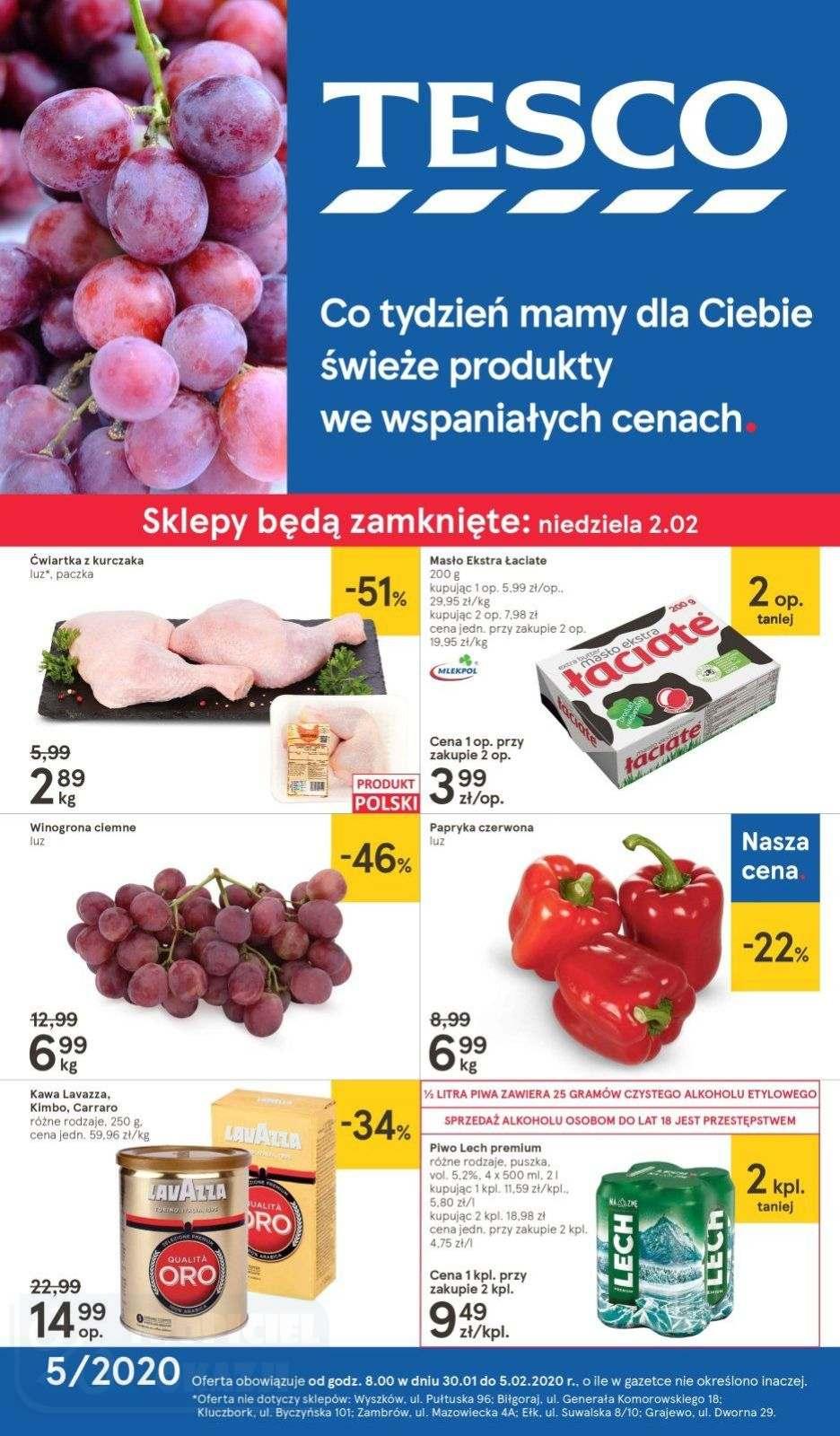 Gazetka promocyjna Tesco str. 1