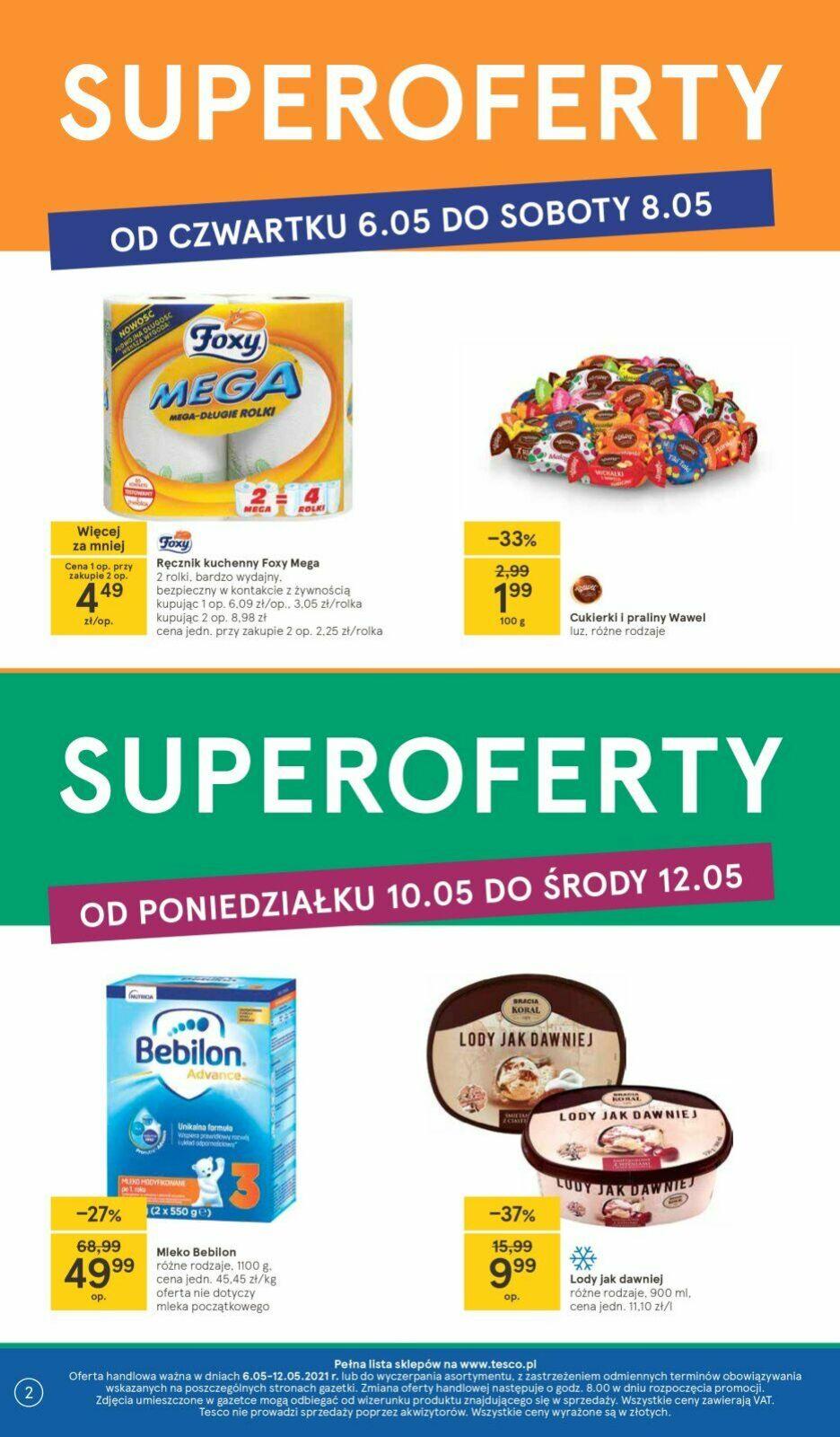 Gazetka promocyjna Tesco str. 2