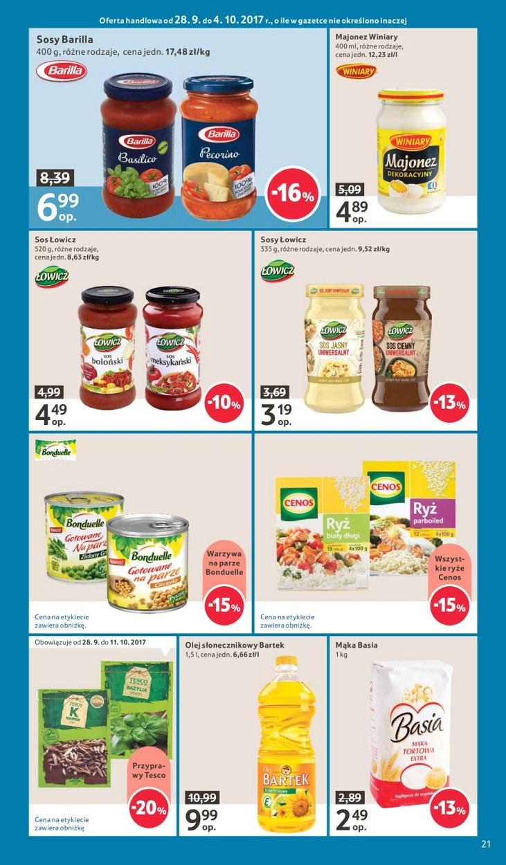 Gazetka promocyjna Tesco str. 21