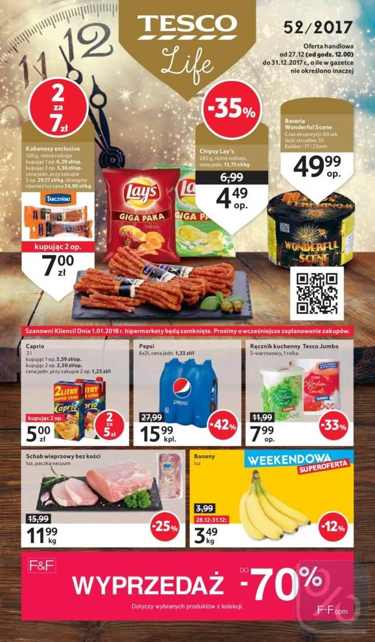 Gazetka promocyjna Tesco str. 1