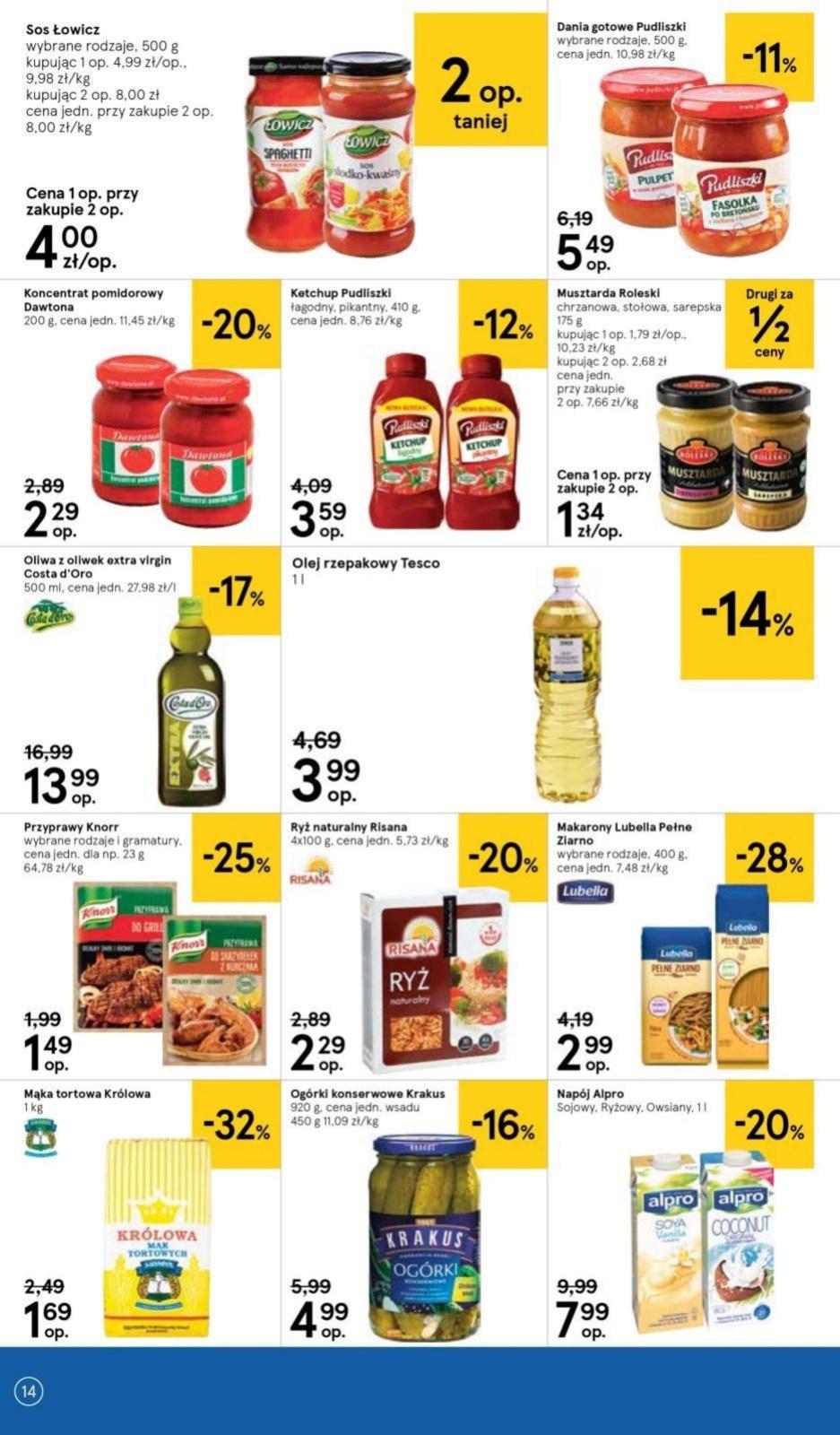 Gazetka promocyjna Tesco str. 14