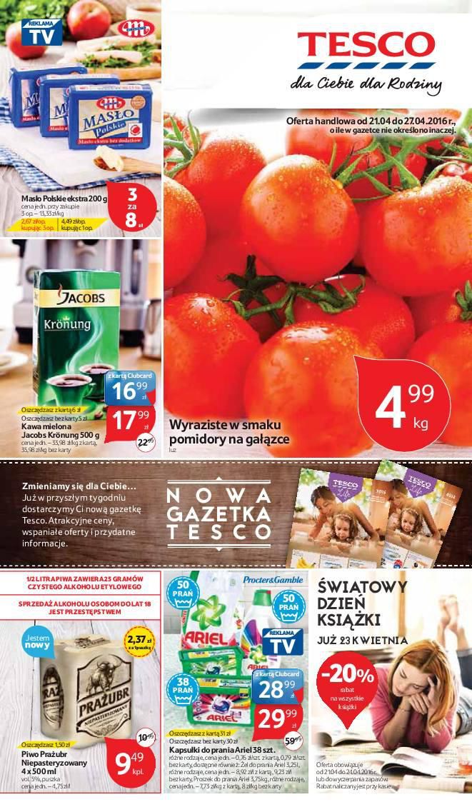 Gazetka promocyjna Tesco str. 1