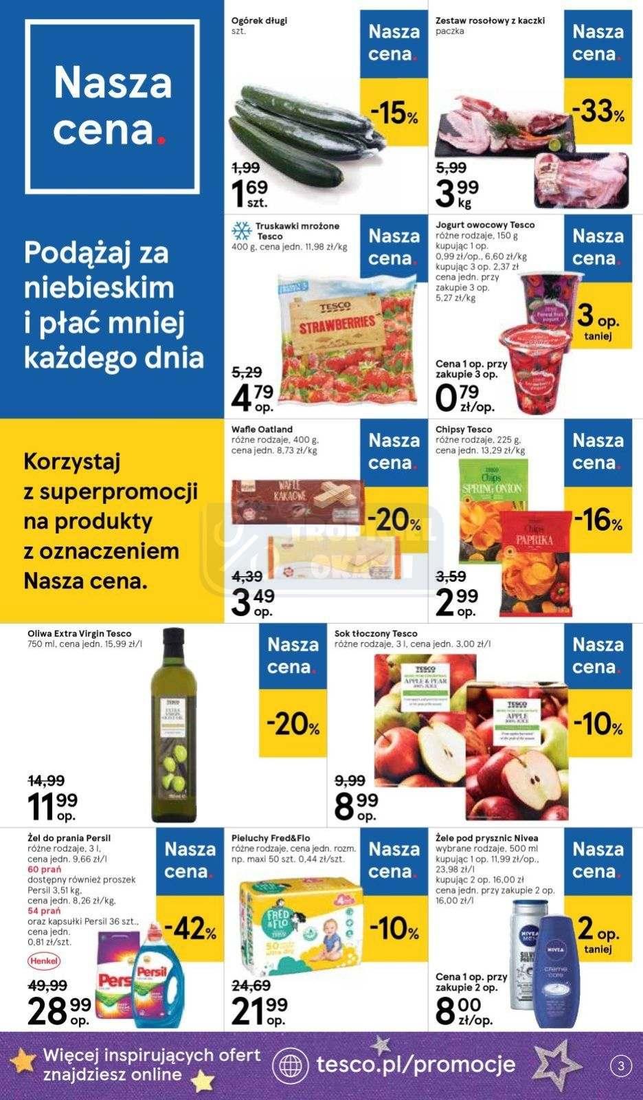 Gazetka promocyjna Tesco str. 3
