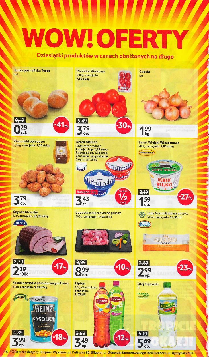 Gazetka promocyjna Tesco str. 14