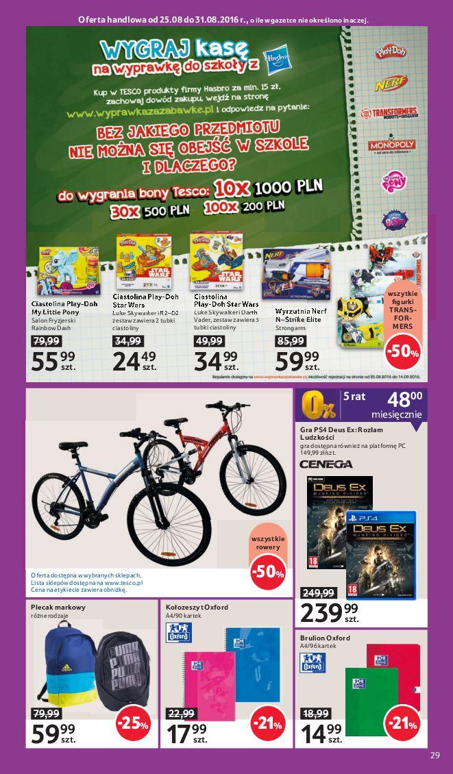 Gazetka promocyjna Tesco str. 29