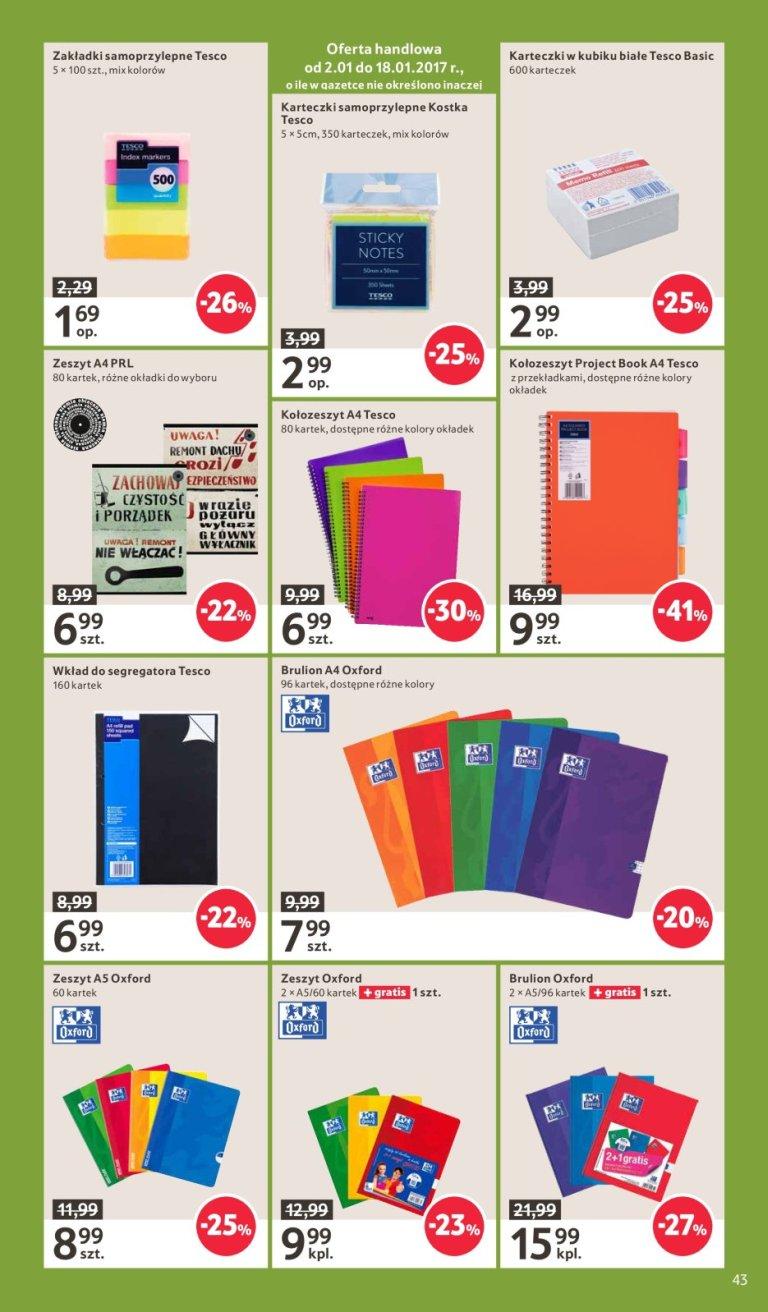 Gazetka promocyjna Tesco str. 43