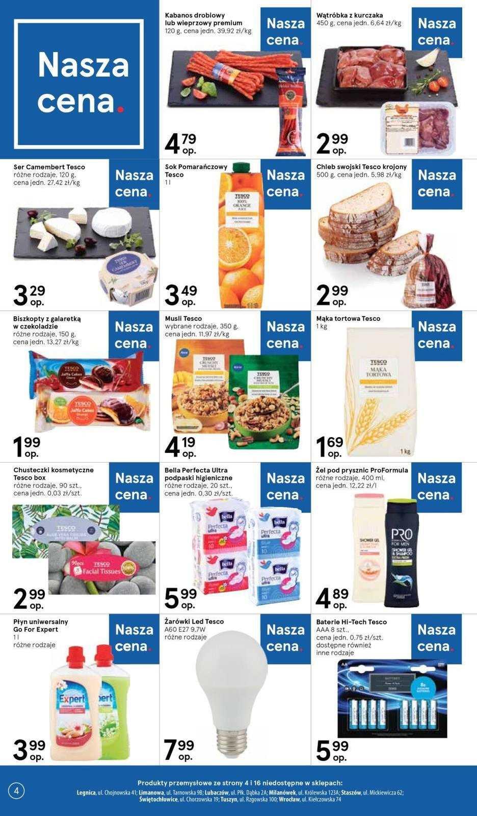 Gazetka promocyjna Tesco str. 4