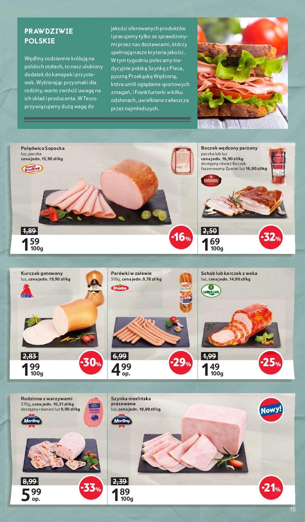 Gazetka promocyjna Tesco str. 15