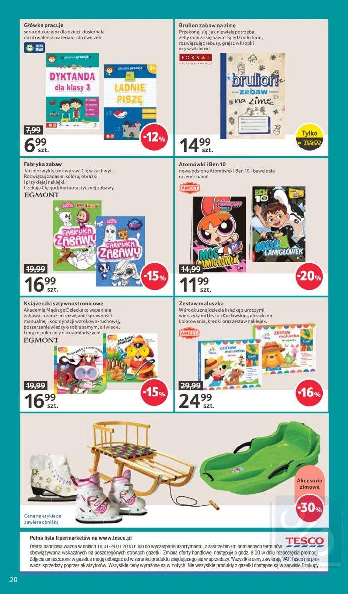 Gazetka promocyjna Tesco str. 20