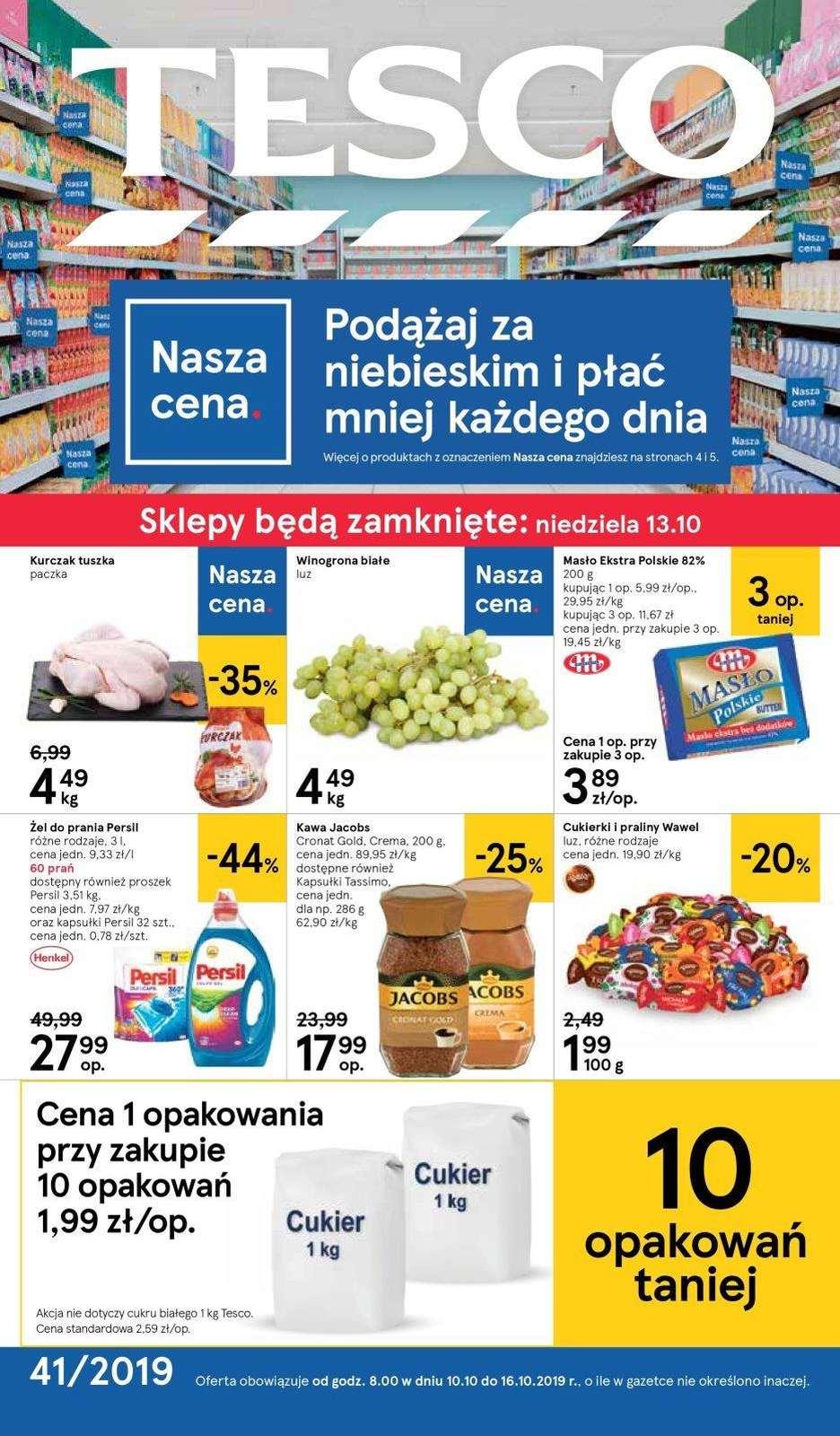 Gazetka promocyjna Tesco str. 1