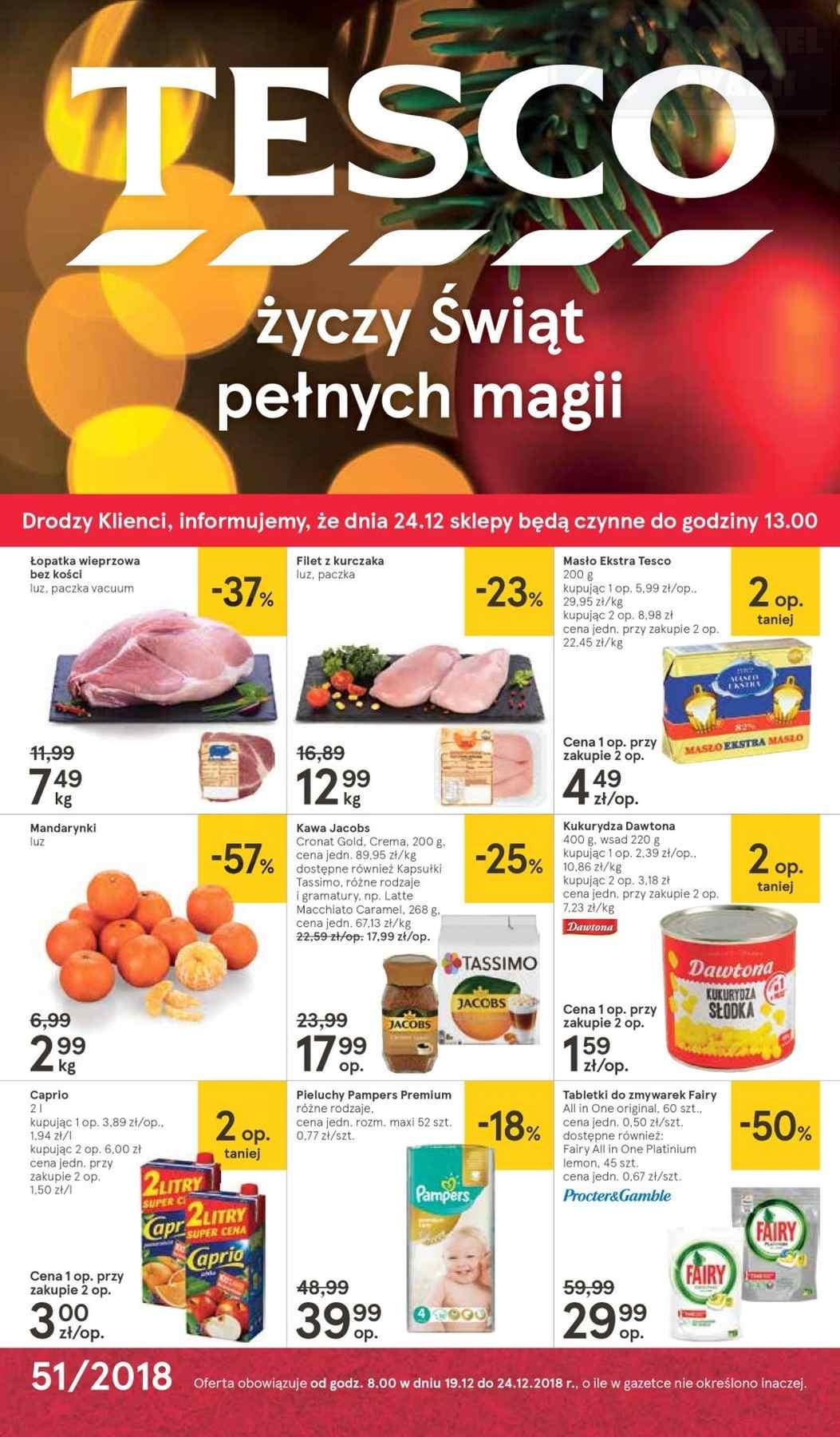 Gazetka promocyjna Tesco str. 1