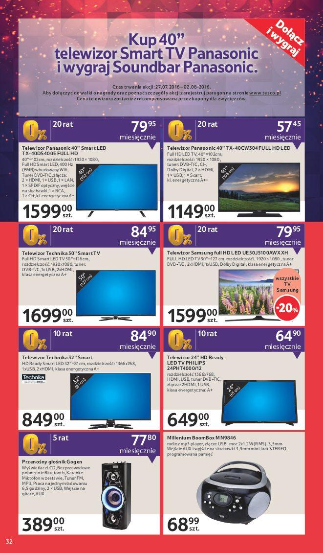 Gazetka promocyjna Tesco str. 32