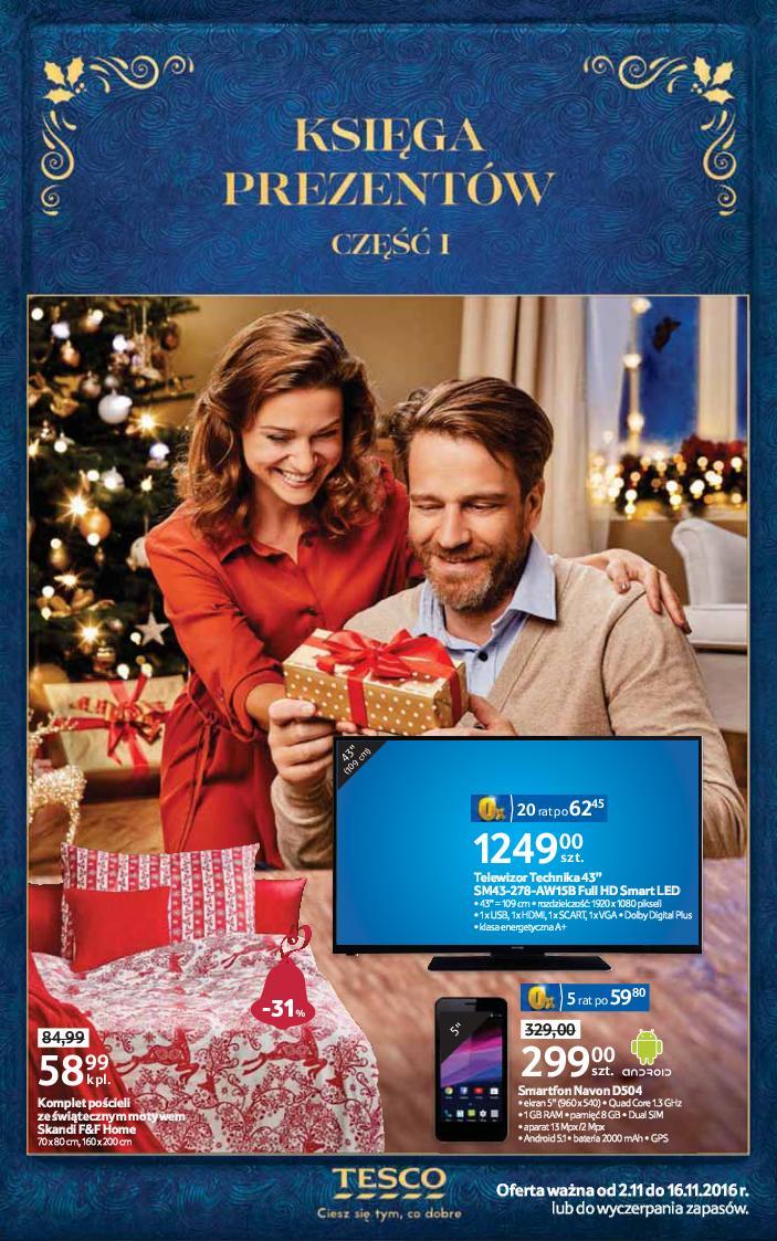 Gazetka promocyjna Tesco str. 1