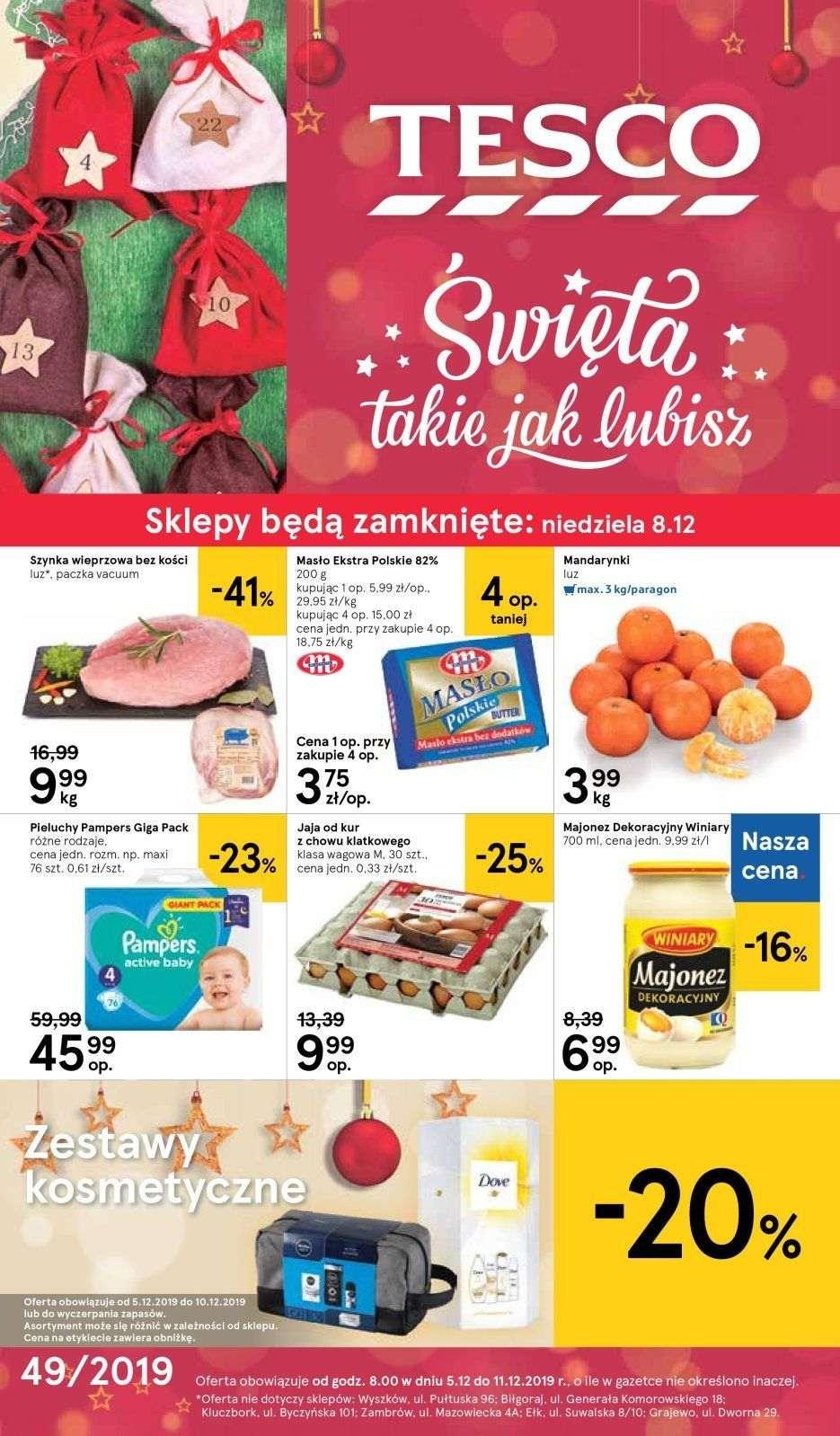 Gazetka promocyjna Tesco str. 1
