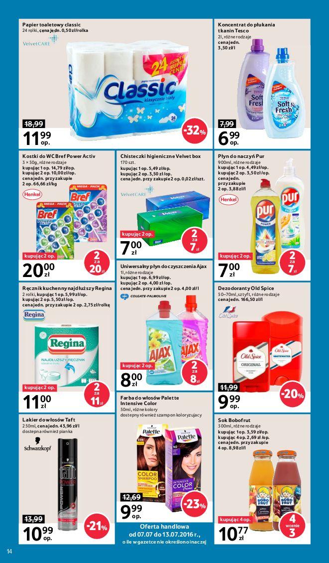 Gazetka promocyjna Tesco str. 14