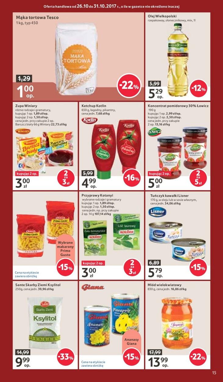 Gazetka promocyjna Tesco str. 15