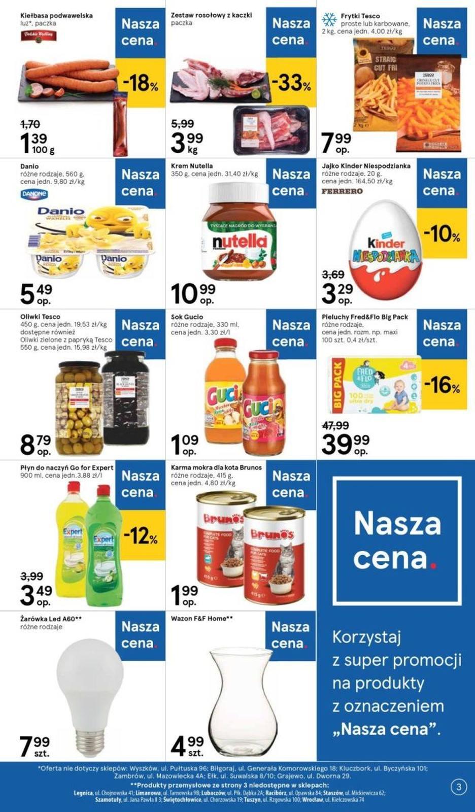 Gazetka promocyjna Tesco str. 3