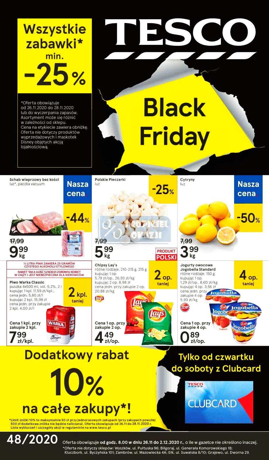 Gazetka promocyjna Tesco str. 1