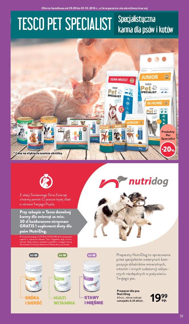 Gazetka promocyjna Tesco str. 31