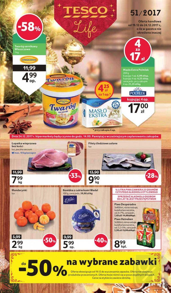 Gazetka promocyjna Tesco str. 1