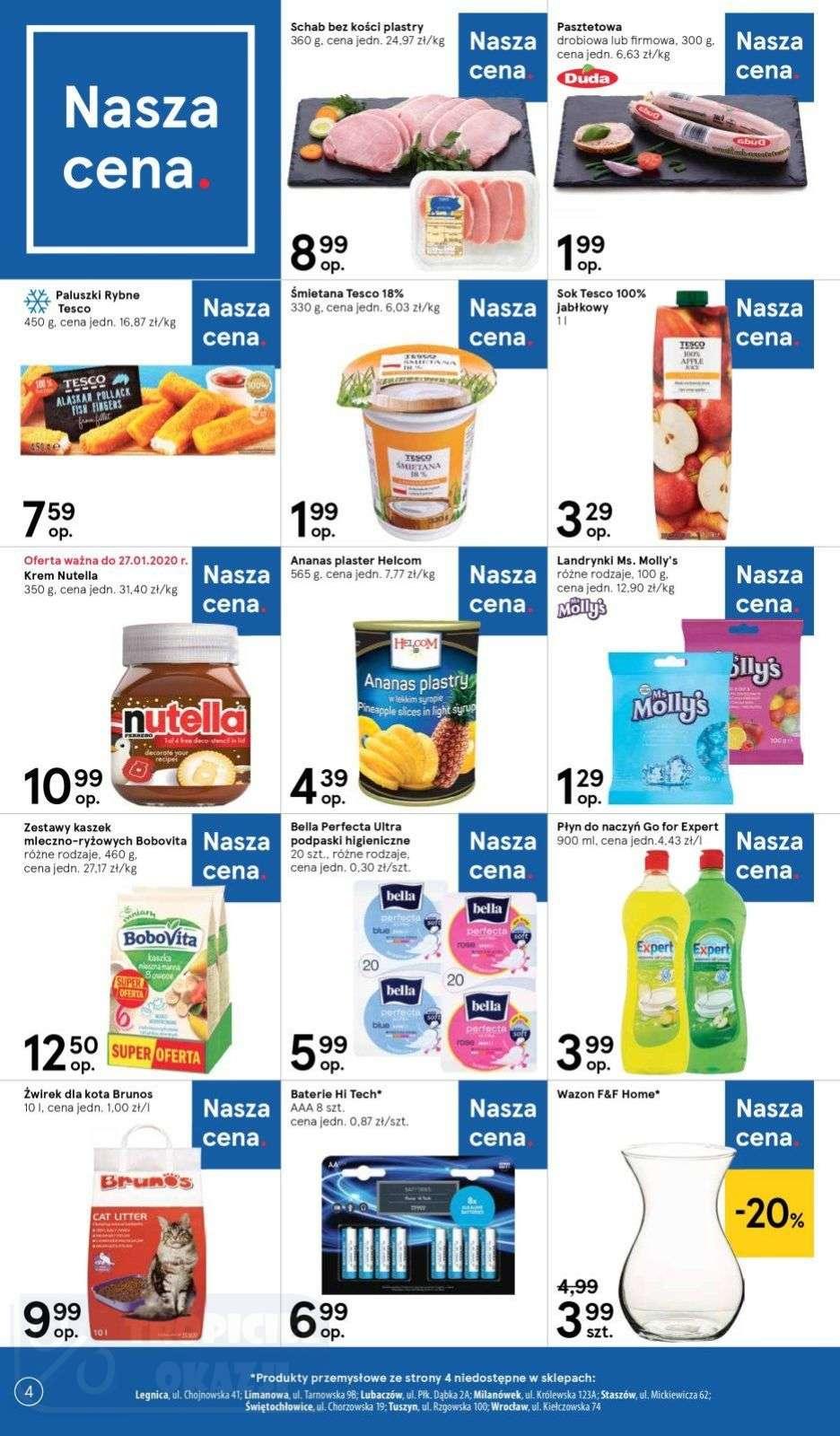 Gazetka promocyjna Tesco str. 4
