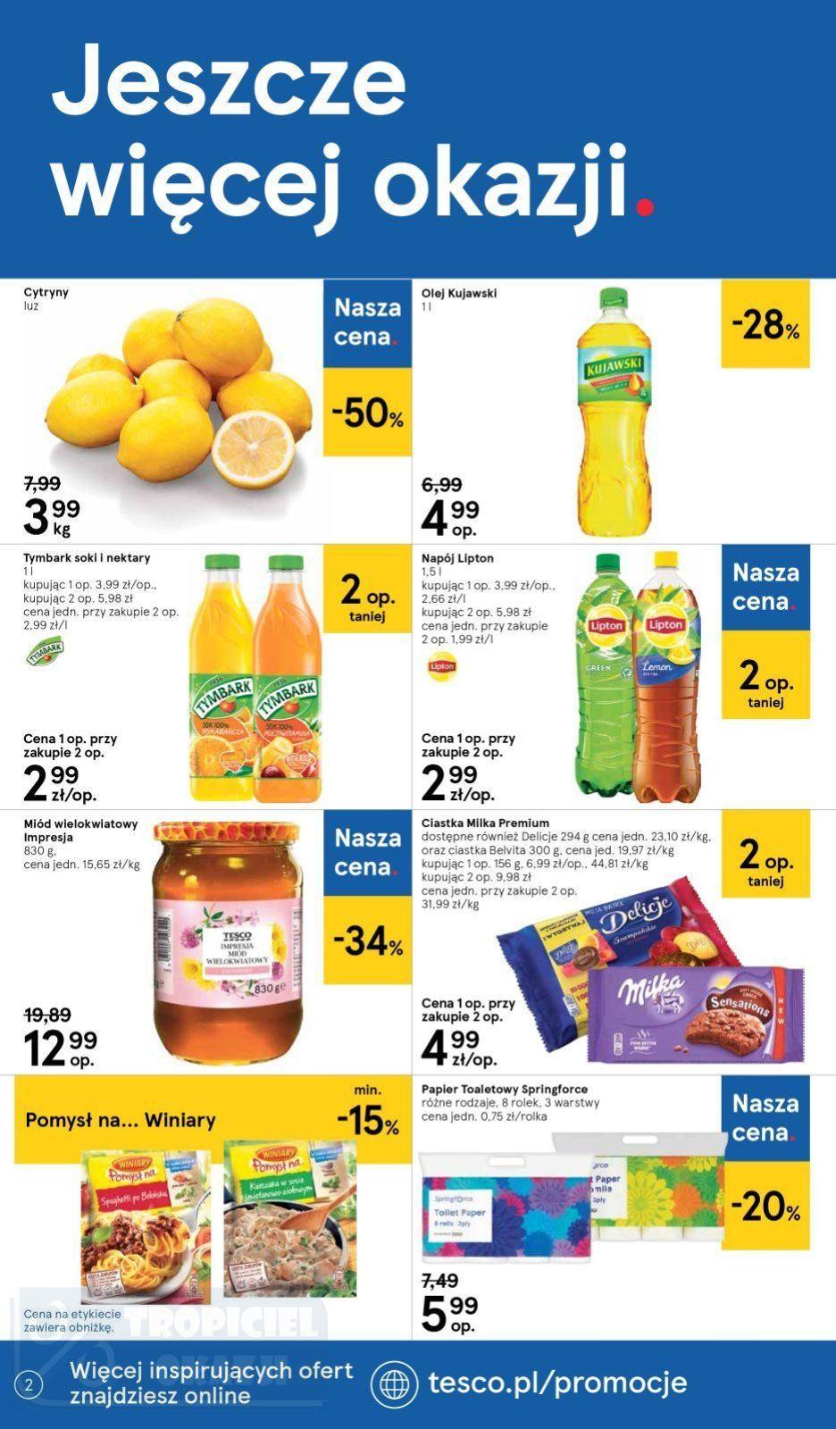 Gazetka promocyjna Tesco str. 2