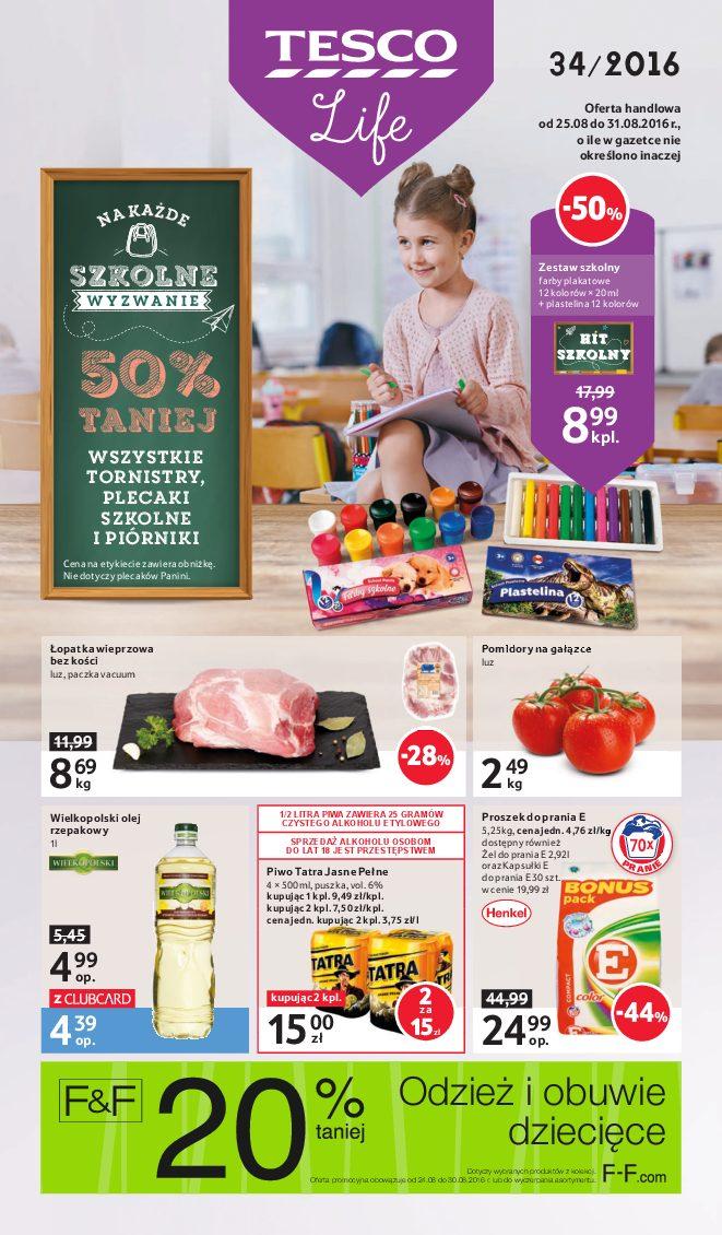 Gazetka promocyjna Tesco str. 1