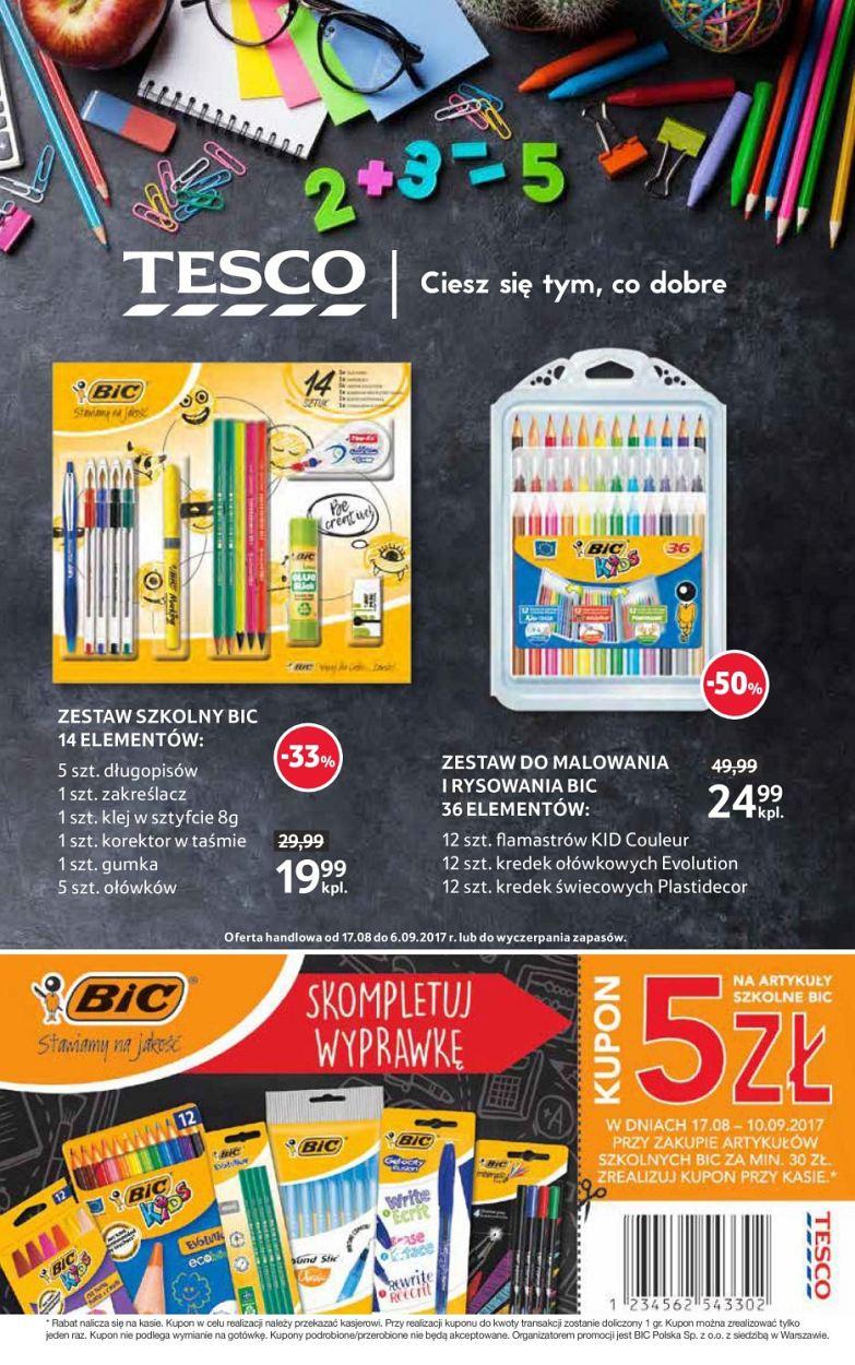 Gazetka promocyjna Tesco str. 1